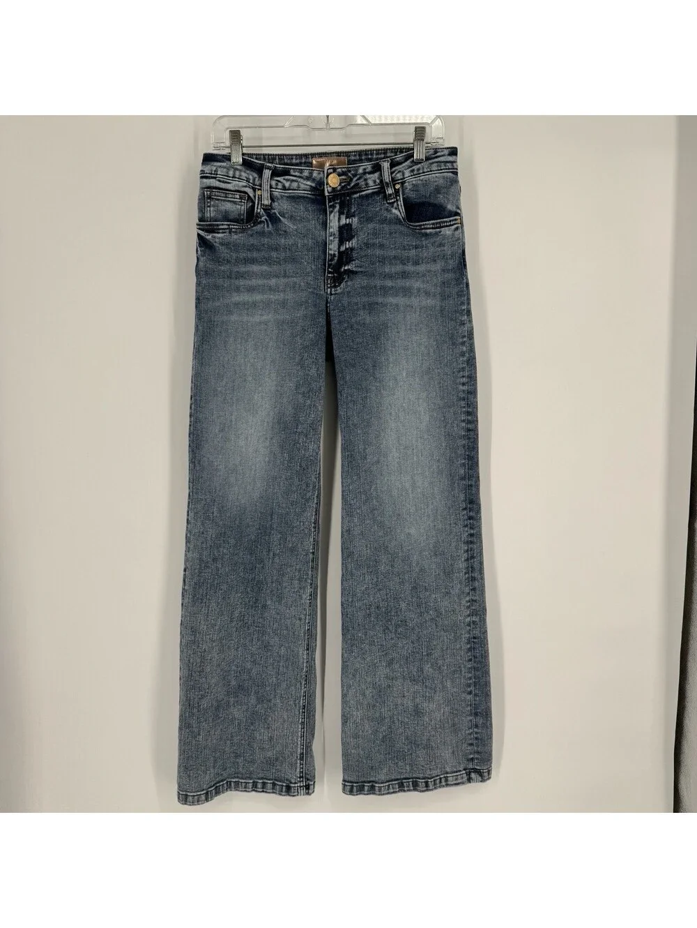 Kut from the Kloth jeans womens 6 jean wide leg high rise baggy loose fall